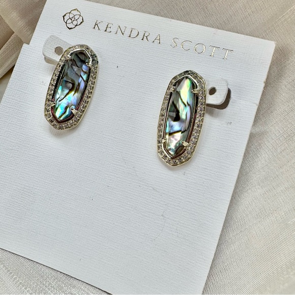 Kendra Scott Aston Abalone Stud Earrings - Picture 2 of 8